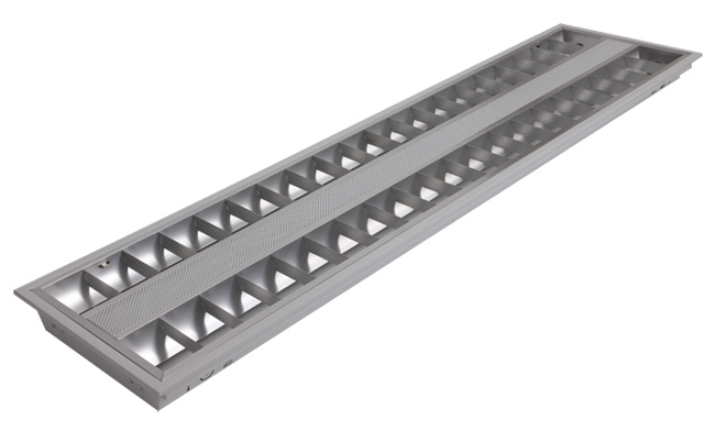 LED格柵燈盤 1200x300x80mm T8格柵燈豪華型 嵌入式 1175x275mm